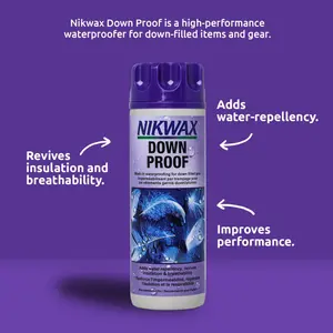 Nikwax Down Proof 1 Litre. For waterproofing Down filled items of clothing