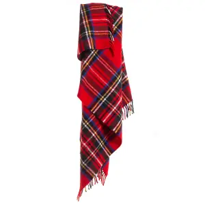 Tweedmill Tartan PNW Royal Stewart Blanket/Throw Multi 150cm x 183cm 100% New Wool Made in the UK