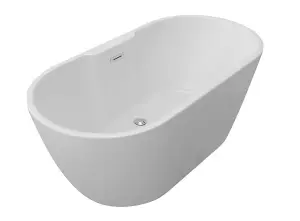 Aquarius Luxor Freestanding Luxury Deep Bath Tub 1655mm x 745mm x 580mm AQLX0076