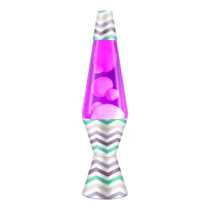 The Original Lava Lamp Company, Poolside Cabana Retro Lava Lamp, 14.5" Tall