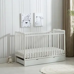 Chenoweth Cot Bed with Mattress White