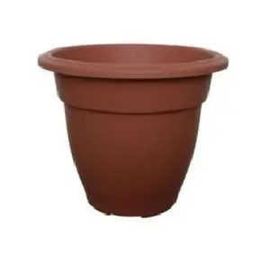 2 x 30cm Round Bell Planter Terracotta