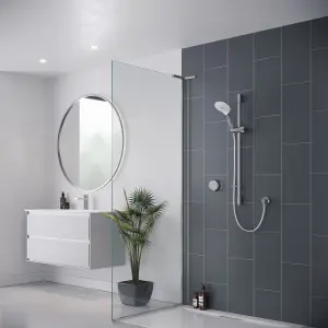 Mira Activate Single Low Pressure Chrome effect Rear fed High pressure Digital Concealed valve Shower