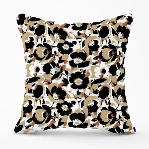 Modern Flower Pattern Outdoor Cushion 45cm x 45cm