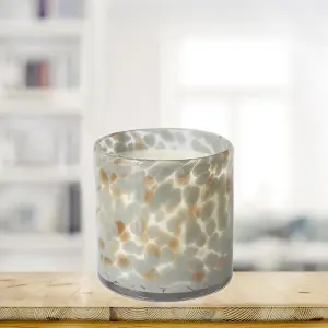 Cashmere & Silk Scented Glass Soy Wax Candle