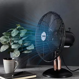 Tower T611000B Cavaletto 12 Metal Desk Fan