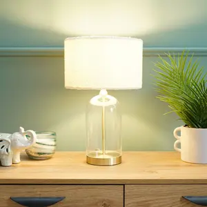 Glass Desk Lamp