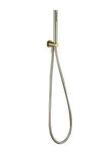 Aquarius RainLux Round Brushed Brass 2 Outlet Shower Bundle