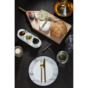 Maison by Premier Marble Luxe 4 Piece Tapas Set