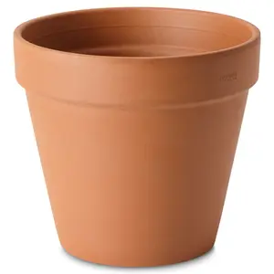 Verve Laleh Terracotta Plant pot (Dia) 35.7cm, (H)30.1cm, 18L