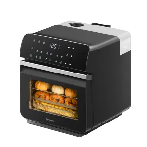 Innoteck Kitchen Pro 11L Digital Steam Air Fryer Oven - 9 Presets in 3 Modes- Real Steam (800W) , Air Fry , Steam+Air Fry (1550W)