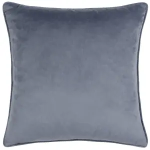 Hoem Lanzo Cut Velvet Piped Feather Rich Cushion