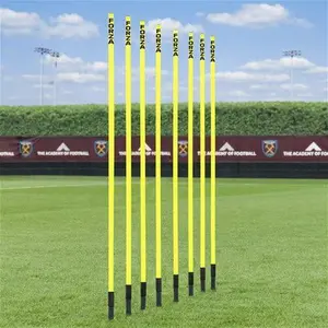 FORZA Slalom Poles - 5ft Or 6ft Spring Loaded Agility Training For Football & Fitness [8/16 Pack]