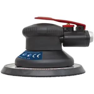 PRO 150mm AIR Palm Sander 5mm Orbital - 1/4" BSP Variable Speed Hook & Loop Pad