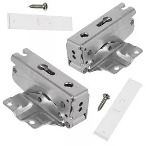 SPARES2GO Door Hinge for Bosch Neff Siemens Fridge Freezer Pair 3704 3306 3307 5.0