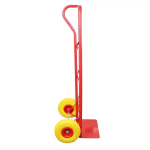 Sack Truck Hard with Hard Yellow Wheels