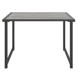 Berkfield Garden Table Anthracite 55x40x37 cm Steel