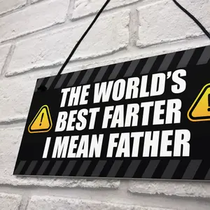 Red Ocean Funny Fathers Day Sign Novelty Gift For Dad Birthday Gift For Dad Man Cave Gifts For Him