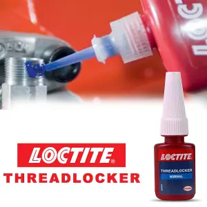 Loctite Medium Strength Easy to Use Threadlocker Transparent Adhesive 5g, 2 Pack