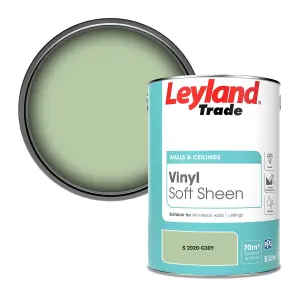 Leyland Trade Vinyl Soft Sheen Walls & Ceilings Emulsion Paint (S 2020-G30Y) - 5L