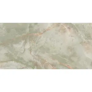 Rochelle Green 1200 x 600 polished marble effect tile