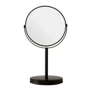 Metal Flat Mirror Silver / 29cm H x 18cm W