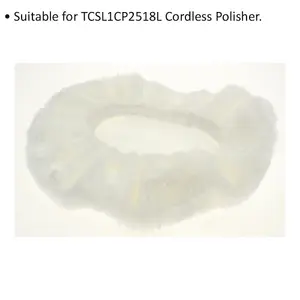 Synthetic Fleece Bonnet for ys03532 Cordless Polisher - 240mm Diameter