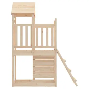 Berkfield Outdoor Playset 52.5x110.5x214 cm Solid Wood Pine