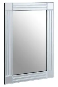 Interiors by Premier Sana Large Triple Bevelled Wall Mirror