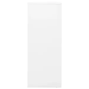 Berkfield Office Cabinet White 90x40x102 cm Steel