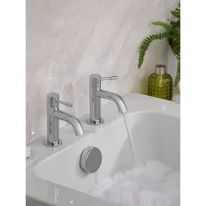 Mila Bath Pillar Tap Chrome