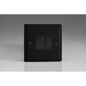 Wall Mounted Light Switch Black