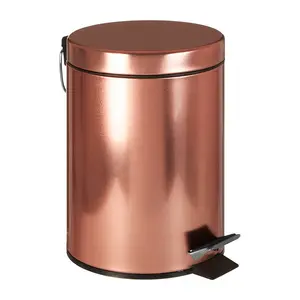 Maison by Premier Rose Gold Pedal Bin 5Ltr