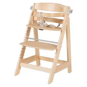 Sit Up High Chair Light Brown