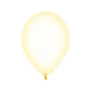 Amscan Sempertex Crystal Pastel Latex Balloons (Pack Of 100) Yellow (One Size)