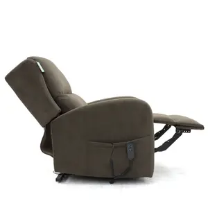 Hastings Rise and Recline Armchair Electric Dual Motor Brown