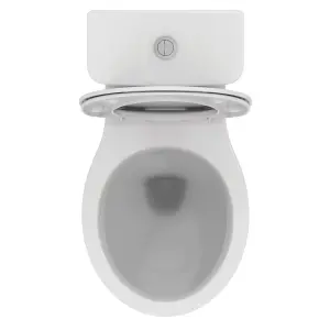 Ideal Standard Tirso White Close-coupled Round Toilet set with Soft close seat & Close coupled cistern