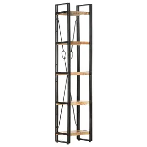 Berkfield 5-Tier Bookcase 39x30x180 cm Solid Mango Wood