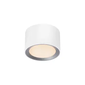 Nordlux Landon 8 Indoor Bathroom Light Surface Downlight In White (Height) 8.2cm