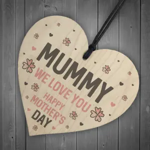 Mothers Day Gift for Mummy Wooden Heart Gift For Her Thank You Keepsake