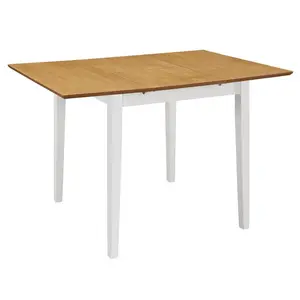 Grady Extendable Dining Table White / Brown