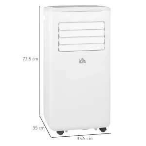 HOMCOM 9000 BTU Portable Air Conditioner Unit with WiFi Smart App, 20m²