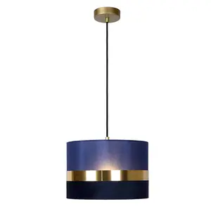 Lucide Extravaganza Tusse Retro Pendant Light - 1xE27 - Blue