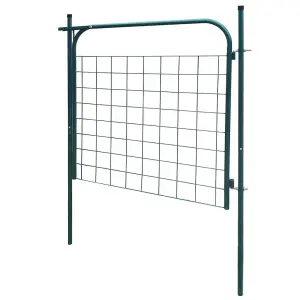 Berkfield Garden Fence Gate 100x100 cm Green