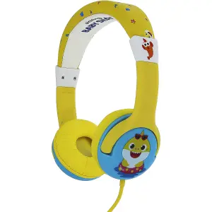 Baby Shark Childrens/Kids Holiday With Oli On-Ear Headphones Yellow/Blue (One Size)