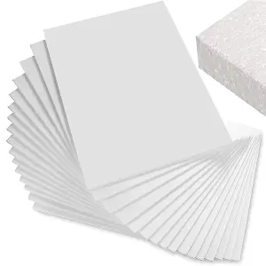 18 x 600mm x 400mm x 25mm Protective White Rigid EPS70 SDN Expanded Polystyrene (EPS) Insulation Foam Sheets