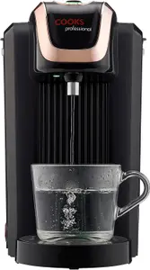 Cooks Professional Digital Hot Water Dispenser Instant Kettle Fast Boil Energy Saving 2600W 2.5L  Black & Rose Gold