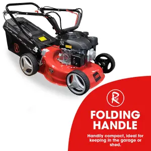 RocwooD Petrol Self Propelled Lawnmower 17"