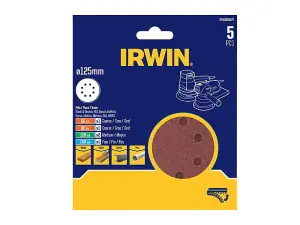 IRWIN 5-Piece Eccentric Sanding Disc Set for Superior Finishing