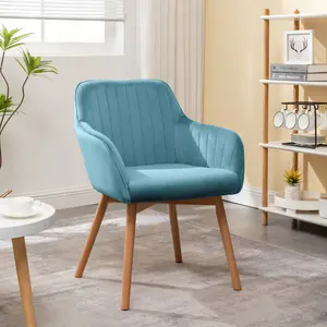 Ariad Upholstered Dining Chair Aqua